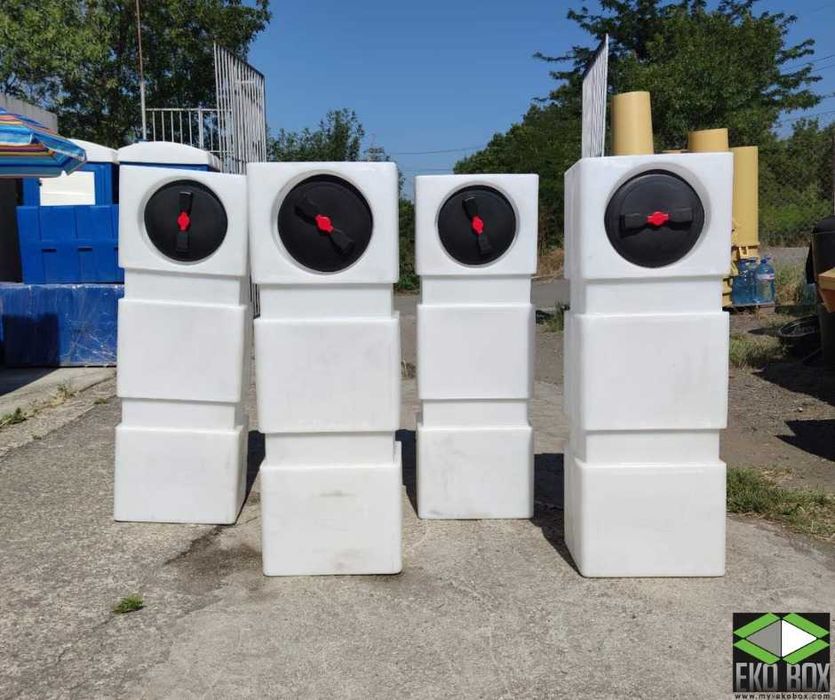 Резервоари/бидони/цистерни с плътен капак за каравани, кемпери, лодки.