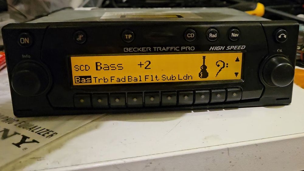 Radio CD Navigation Becker Trafic Mercedes Retro