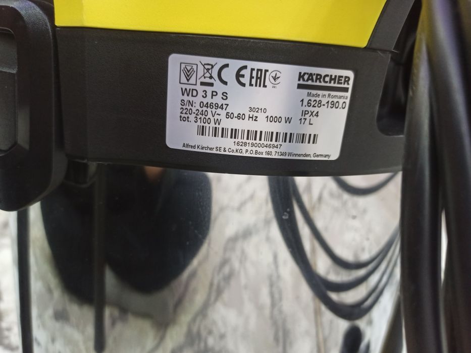 пылесос karcher wd3 p s