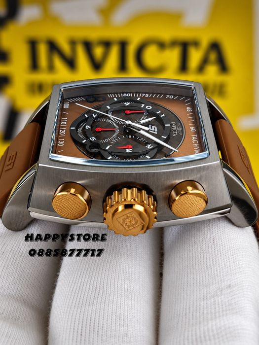 INVICTA S1 Rally Concentric brown 48 mm, Инвикта нов мъжки часовник