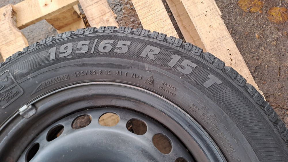 1бр. РЕЗЕРВНА 15" 5Х112мм Фолксваген Голф 5,6/ VW Golf, Caddy, Touran