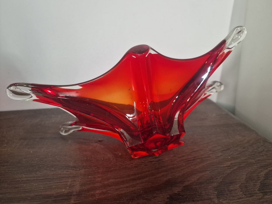 Bol Fructiera Cristal MURANO Italy 1970