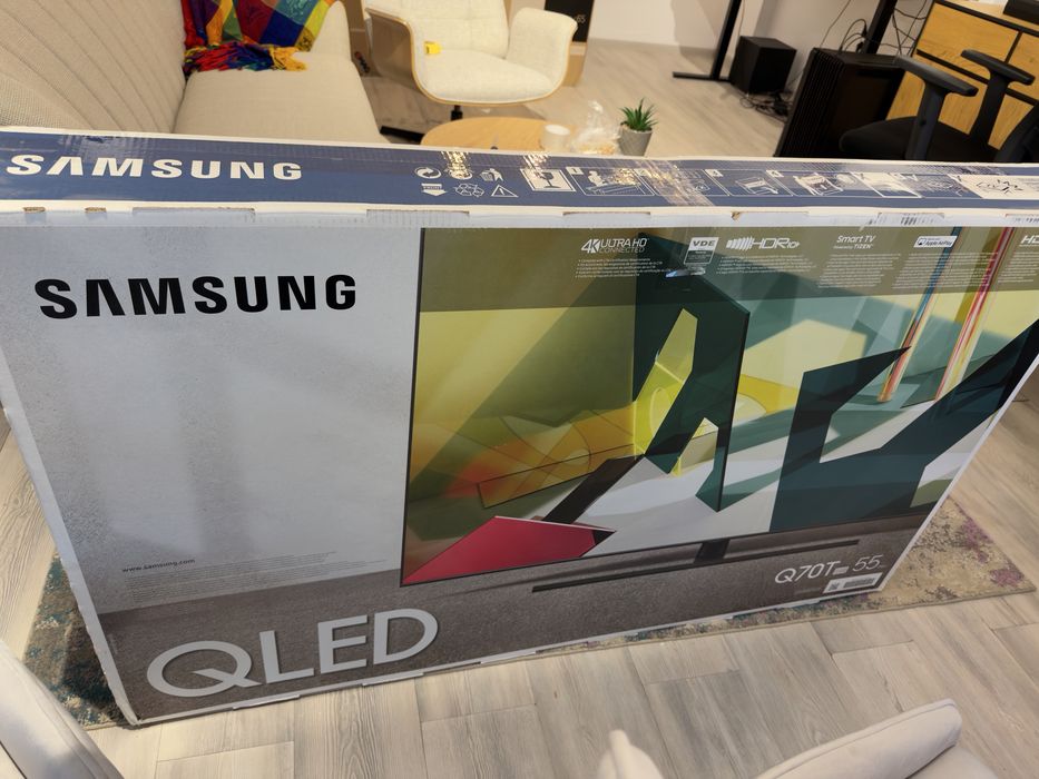 Televizor Samsung QLED 55Q70T, 138 cm, 4K UHD, Smart TV, stare impecabilă