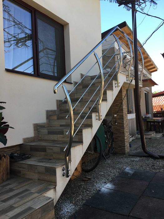 Balustrade sticla securizata & Balustrade din Inox