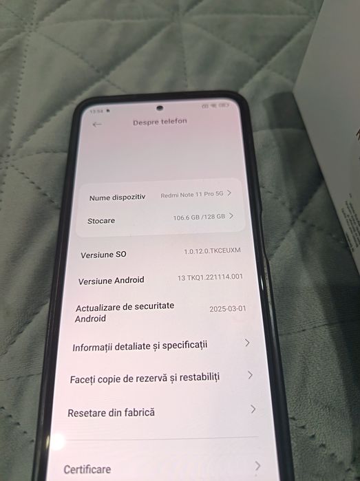 Vând Redmi Note 11 Pro 5G