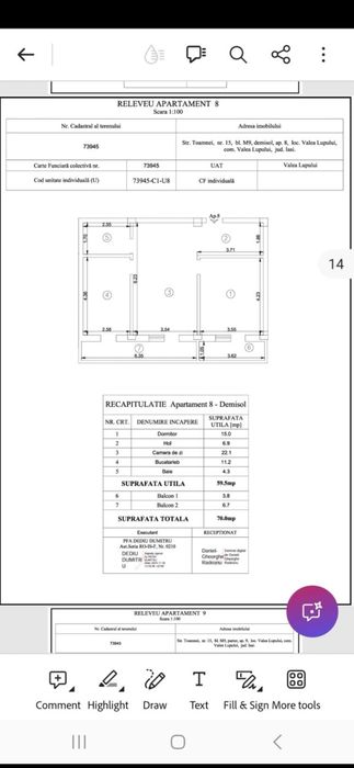 Apartament 2 camere 70 mp Valea Lupului, 2 locuri de parcare, mobilat, utilat, încălzire in pardoseala, parter, aproape de Mall Moldova