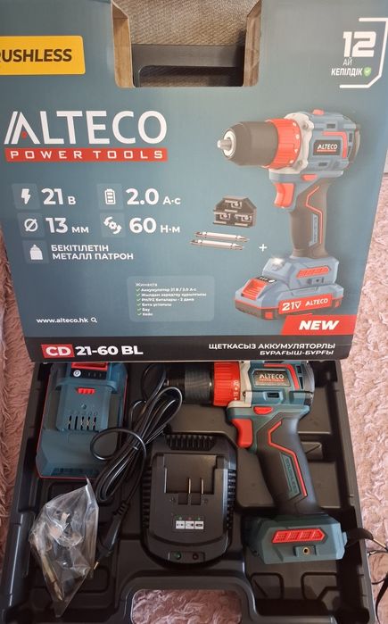 Шуруповёрт Alteco CD21-60BL