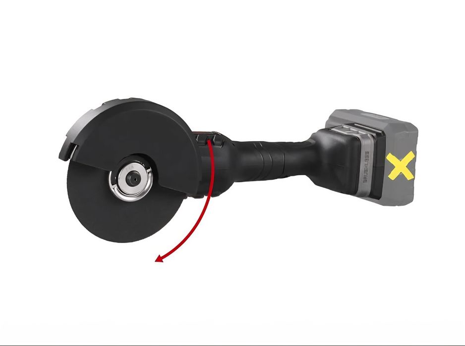 Акумулаторен ъглошлайф Parkside performance