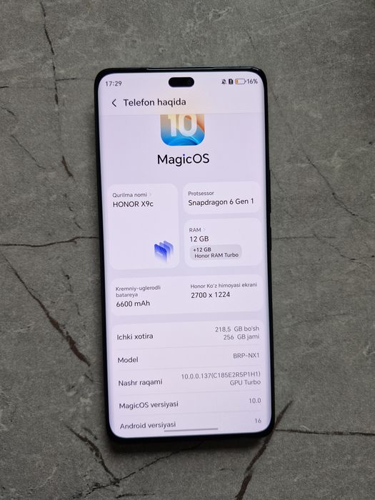 Honor X9c 5G  12+12/256GB  IDEAL