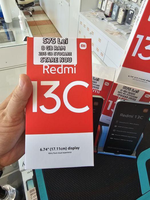 REDMI 13C, 8/256 GB, Sigilat, Garanție