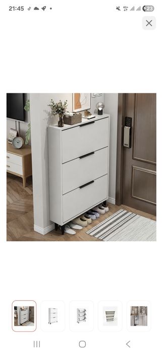Обувница Modula 80x22x115 см, ЛДСП