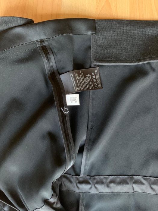 Geaca Y-3 neagra din satin
