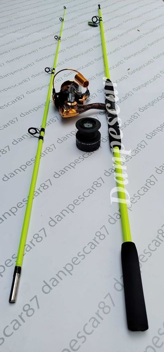 SET Lanseta WB fibra sticla plina 3m cu Mulineta MA6000 11 rulmenti