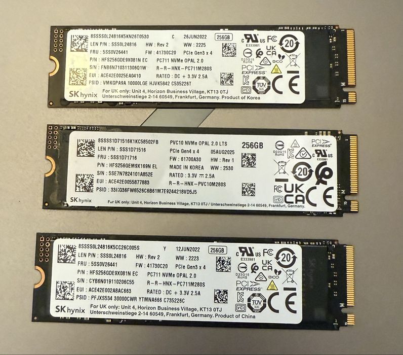 Ssd Samsung laptop NVMe M2 256GB stocare CA NOU !