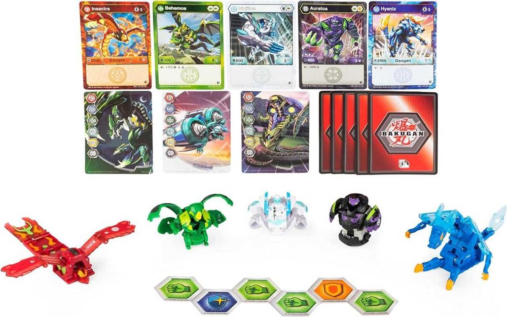 Набор Bakugan Geogan Brawler эксклюзивные Hyenix и Insectra Geogan