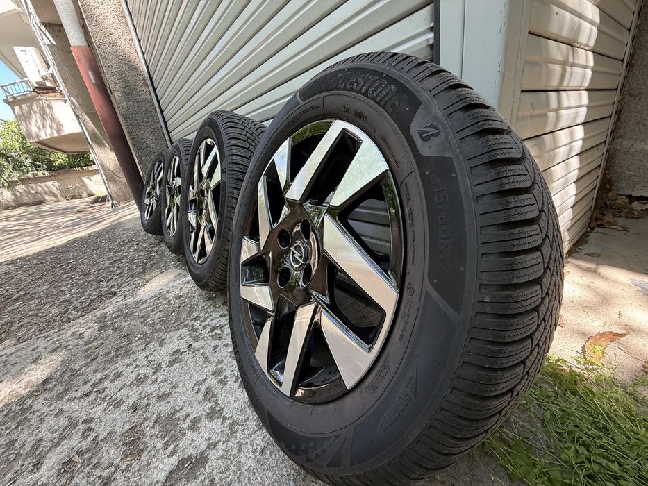 Нови джанти за Opel mokka - B 17 инча със зимни гуми Bridgestone blizzak 6 215/60/17