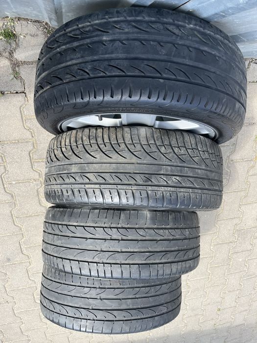 Jante aliaj 5x100mm, anvelope vara 225/45 R17, Audi TT, A1, A3, etc