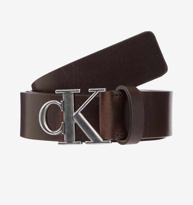 Calvin Klein Jeans Leather Belt  ОРИГИНАЛ колан естествена кожа 95см