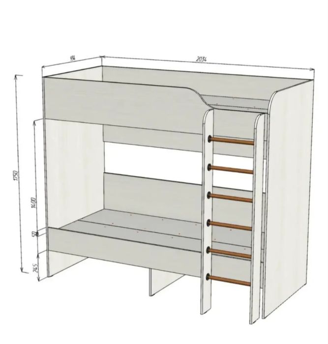 Продам двухъярусную кровать