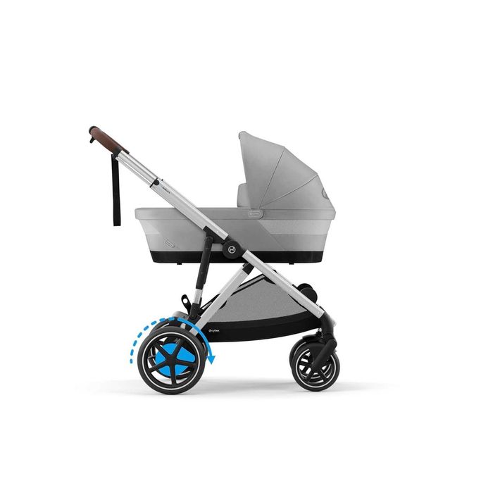 Нова Електрическа Бебешка Детска Количка Cybex e-Gazelle S, 0-4 г, 0-22 кг, 2 години Гаранция, Подходяща и за 2 Деца