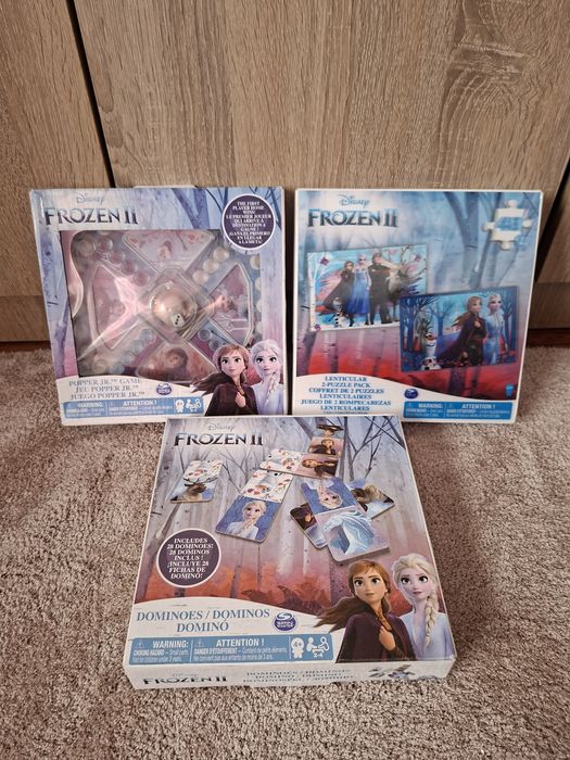 ПРОМО!!! Лот игри и пъзели "Замръзналото кралство"