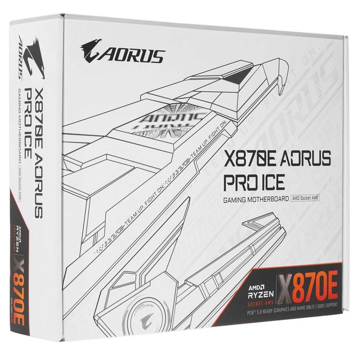 - Материнская плата MB Gigabyte AMD AM5 X870E AORUS MASTER X ICE DDR5
