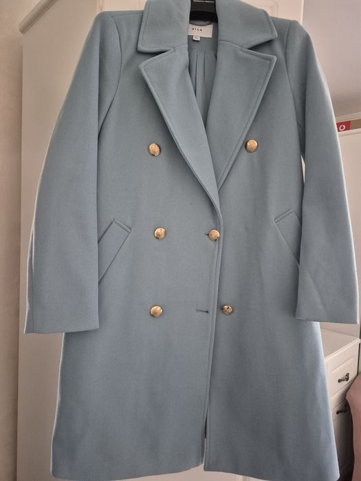Palton elegant albastru
