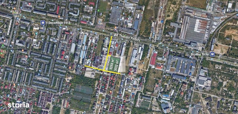 Oportunitate dezvoltare rezidentiala in zona Titan langa Metrou 1 Dece
