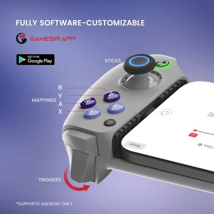 Мобилен контролер GameSir G8 Galileo USB-C