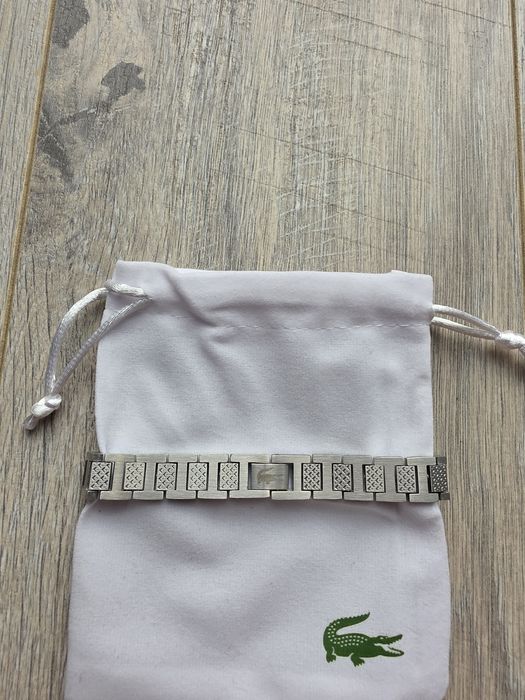 Bratara Lacoste - 21cm - Argintiu