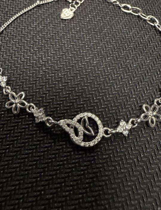 Комплект гривна и обеци пеперуди + подарък