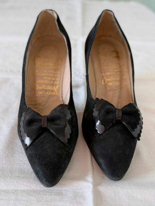 Туфли из натуральной замши