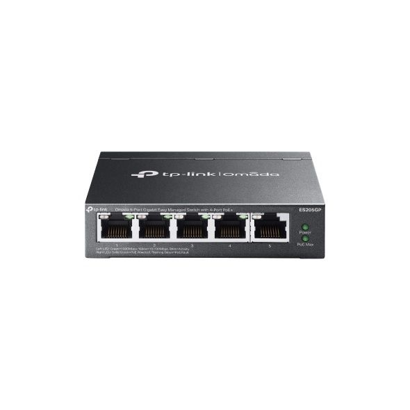 # TPLink ES205GP 5 Port Gigabit 4 port PoE+ Switch Гигабитный PoE Свич