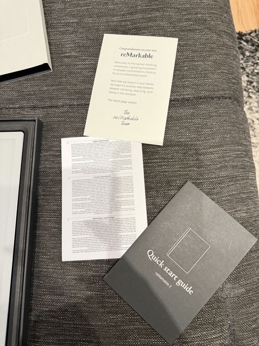 Таблет reMarkable 2 + Marker Plus (Pro писалка) - Като нов!