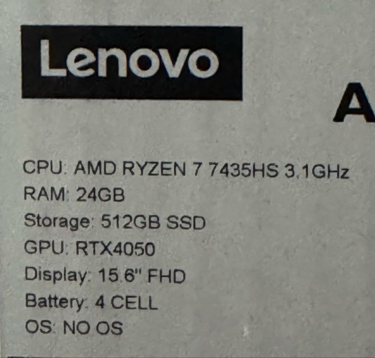 Продажа/обмен Lenovo LOQ 15ARP9