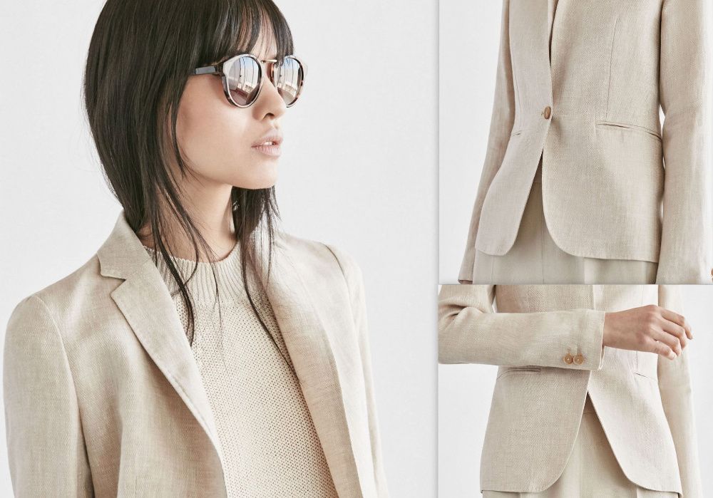 NOU! Sacou dama din in MASSIMO DUTTI