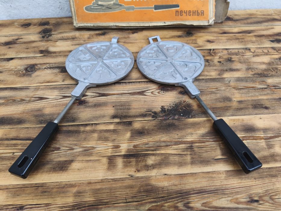 Руска плоча за гофрети / преса за сладки