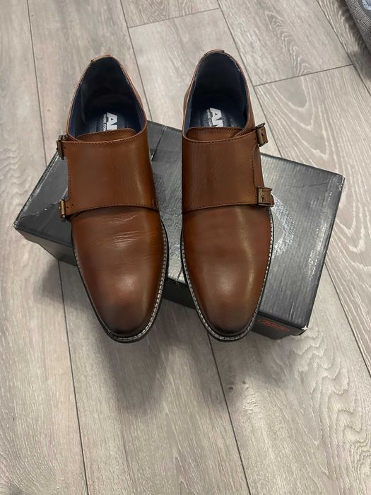 Pantofi piele maro marime 42