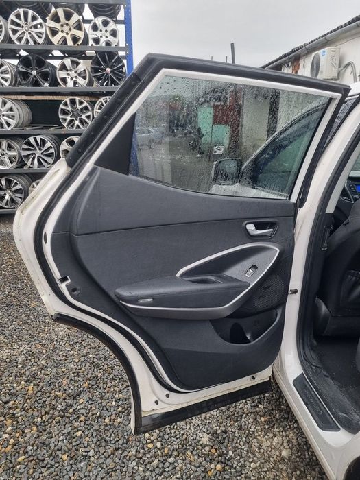 Usa Stanga Spate Hyundai Santa Fe 3 2012 - 2016 SUV 4 Usi Creamy White NCW (1351)