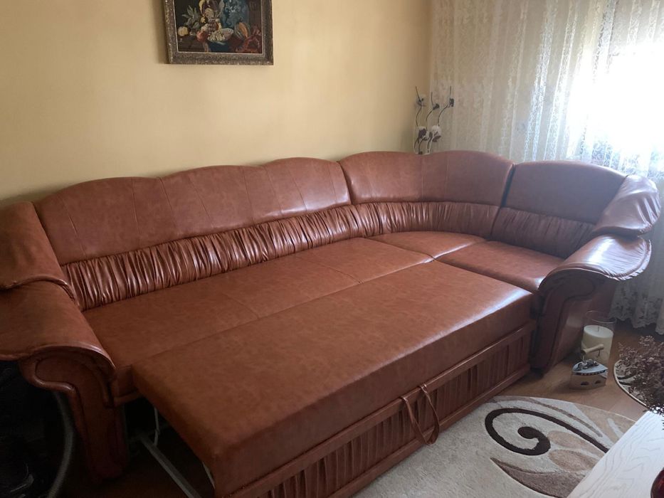 Colțar extensibil din piele ecologică