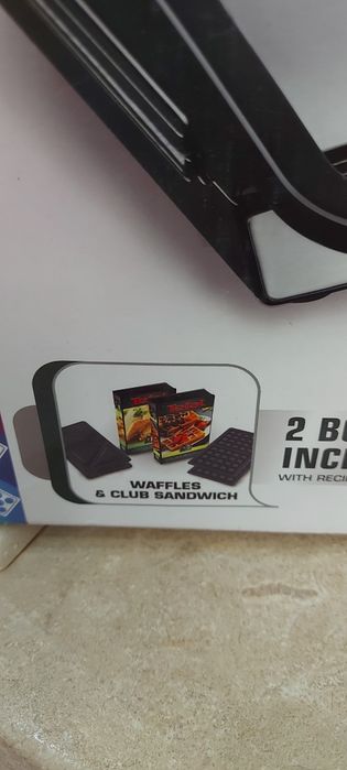 Уред за принцеси 2 в 1 TEFAL Snack Collection SW852D, инокс и черен,