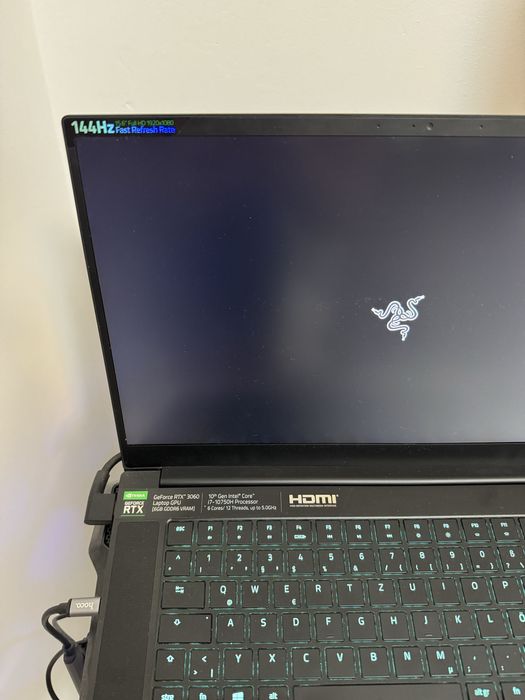Laptop Gaming Razer Blade 15 2021 i7,16 ram,ssd,rtx 3060,144 hz
