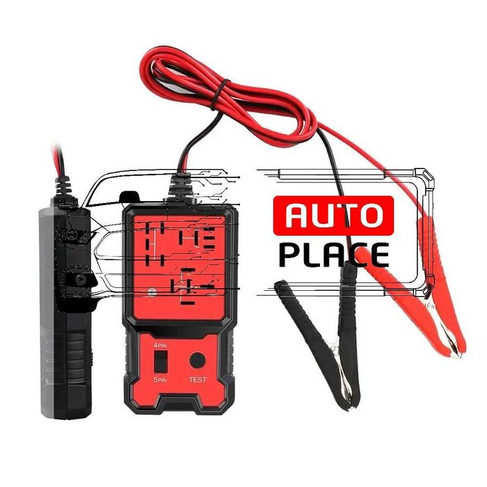Тестер за автомобилни релета 12V