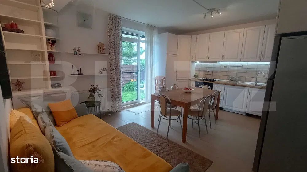 Aparatment 4 camare, semidecomandat, cu gradina de 144 mp, Europa