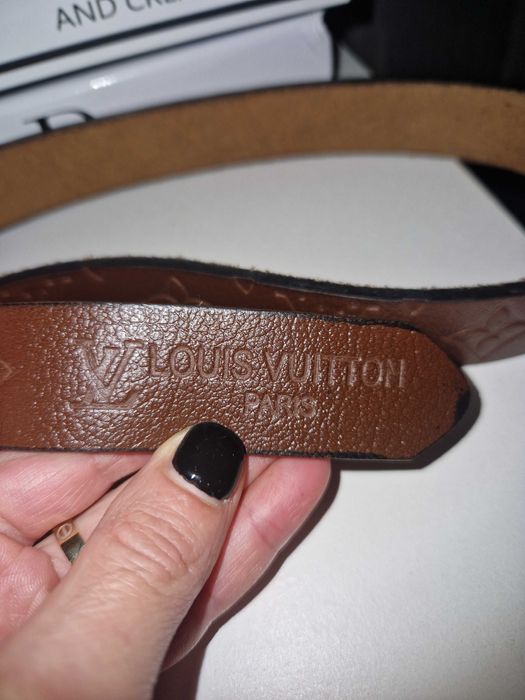 Естествена кожа колан Louis Vuitton,нов