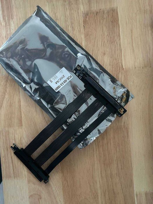 Cablu extensie JEYI PCIe 5.0 X16 – Vertical GPU Mount, 200mm
