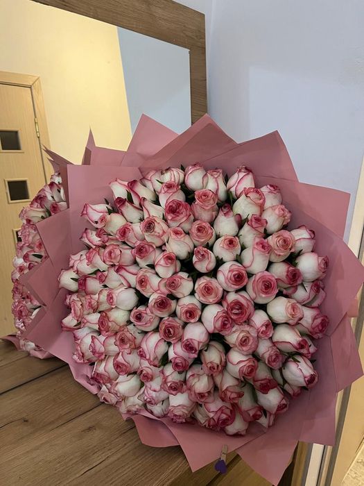 Цветы 101 штук свежий