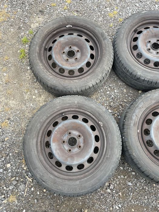 Jante tabla 5x112 vw audi skoda seat cu anvelope de vara 205 55 16