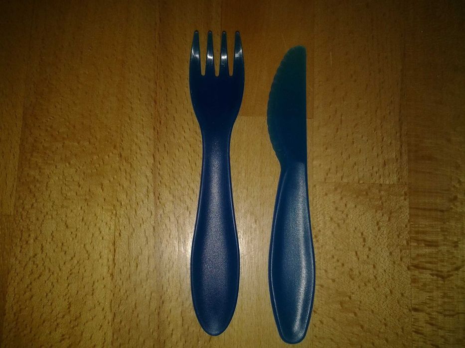 IKEA KALAS baby set tacâmuri bebe albastru