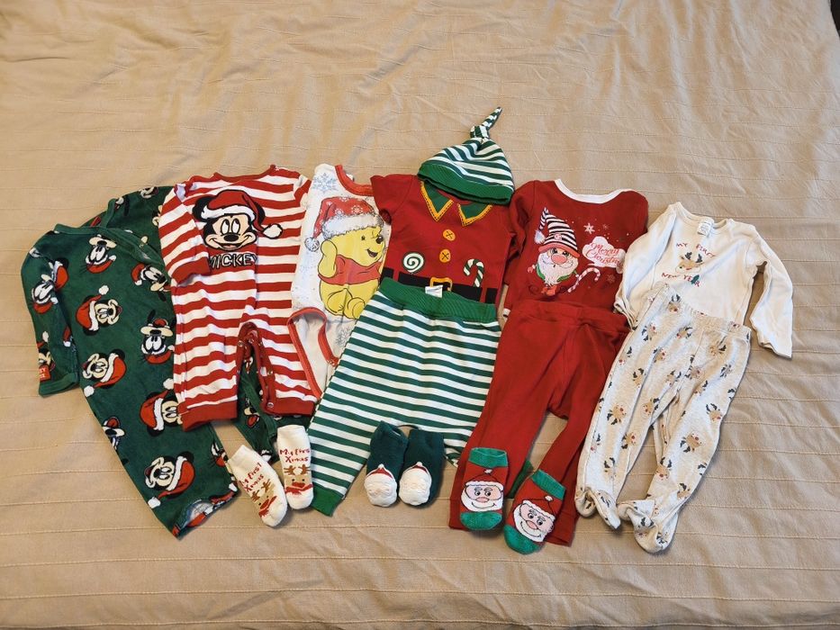 Коледни бебешки дрешки, 74 размер